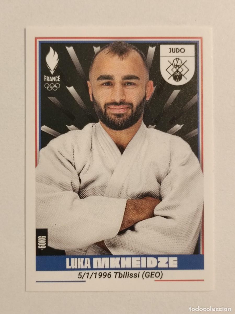 Coleccionismo deportivo: #84 MKHEIDZE (JUDO) OFICIAL EQUIPO FRANCIA JUEGOS OLIMPICOS PARIS 2024 PANINI