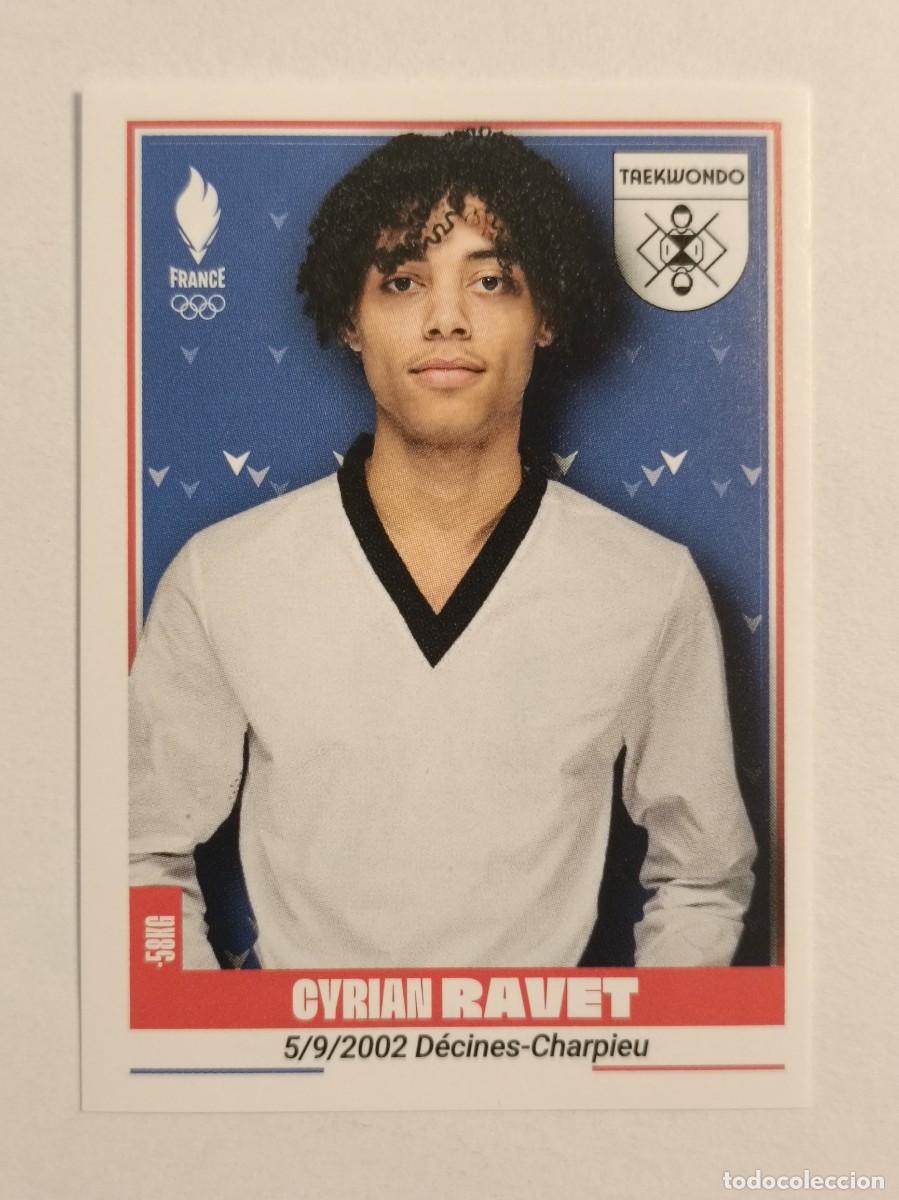 Coleccionismo deportivo: #90 RAVET (TAEKWONDO) OFICIAL EQUIPO FRANCIA JUEGOS OLIMPICOS PARIS 2024 PANINI