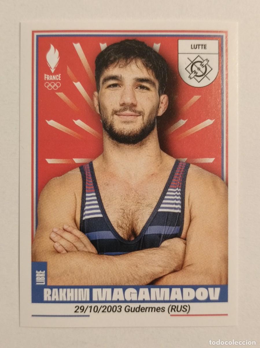 Sports collectibles: #93 MAGAMADOV (LUCHA) OFICIAL EQUIPO FRANCIA JUEGOS OLIMPICOS PARIS 2024 PANINI