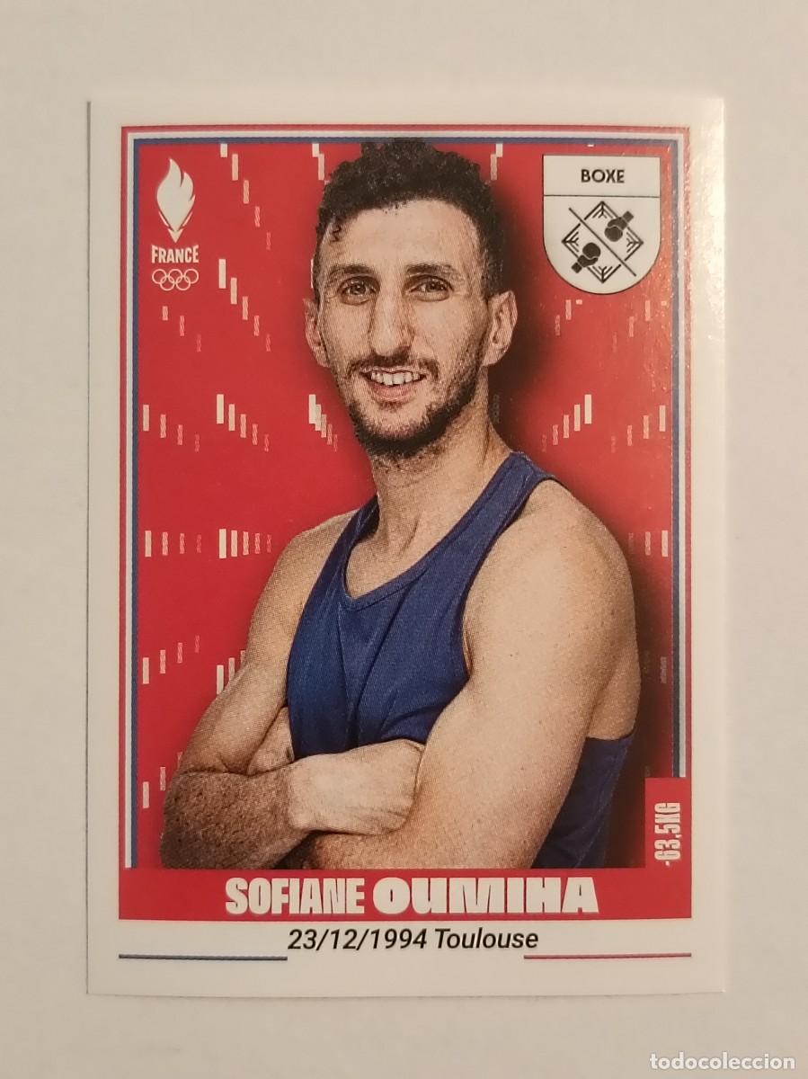 Coleccionismo deportivo: #98 OUMIHA (BOXEO) OFICIAL EQUIPO FRANCIA JUEGOS OLIMPICOS PARIS 2024 PANINI