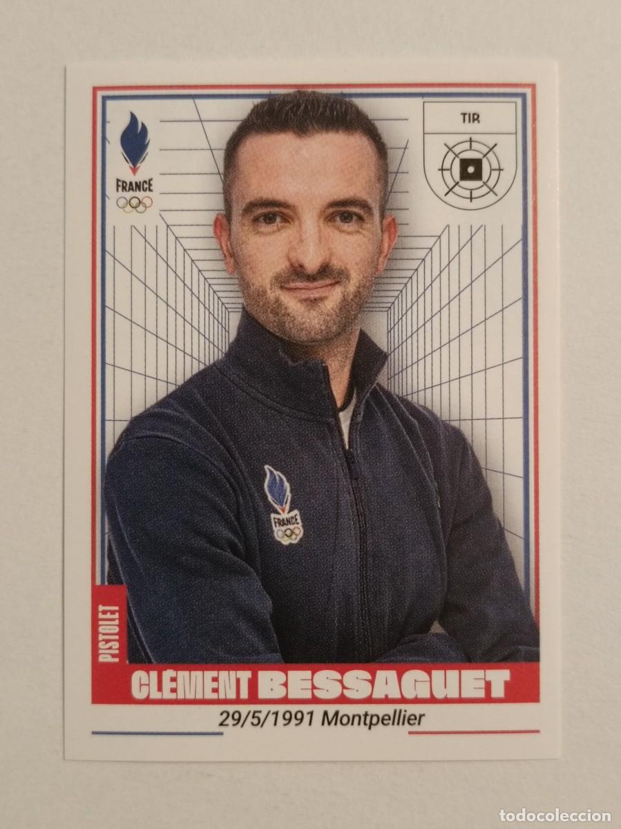 Coleccionismo deportivo: #104 BESSAGUET (TIRO) OFICIAL EQUIPO FRANCIA JUEGOS OLIMPICOS PARIS 2024 PANINI