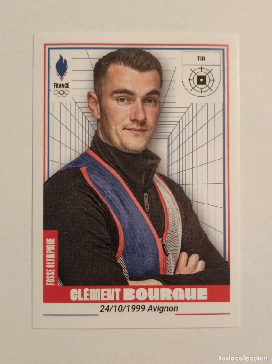 Coleccionismo deportivo: #105 BOURGUE (TIRO) OFICIAL EQUIPO FRANCIA JUEGOS OLIMPICOS PARIS 2024 PANINI