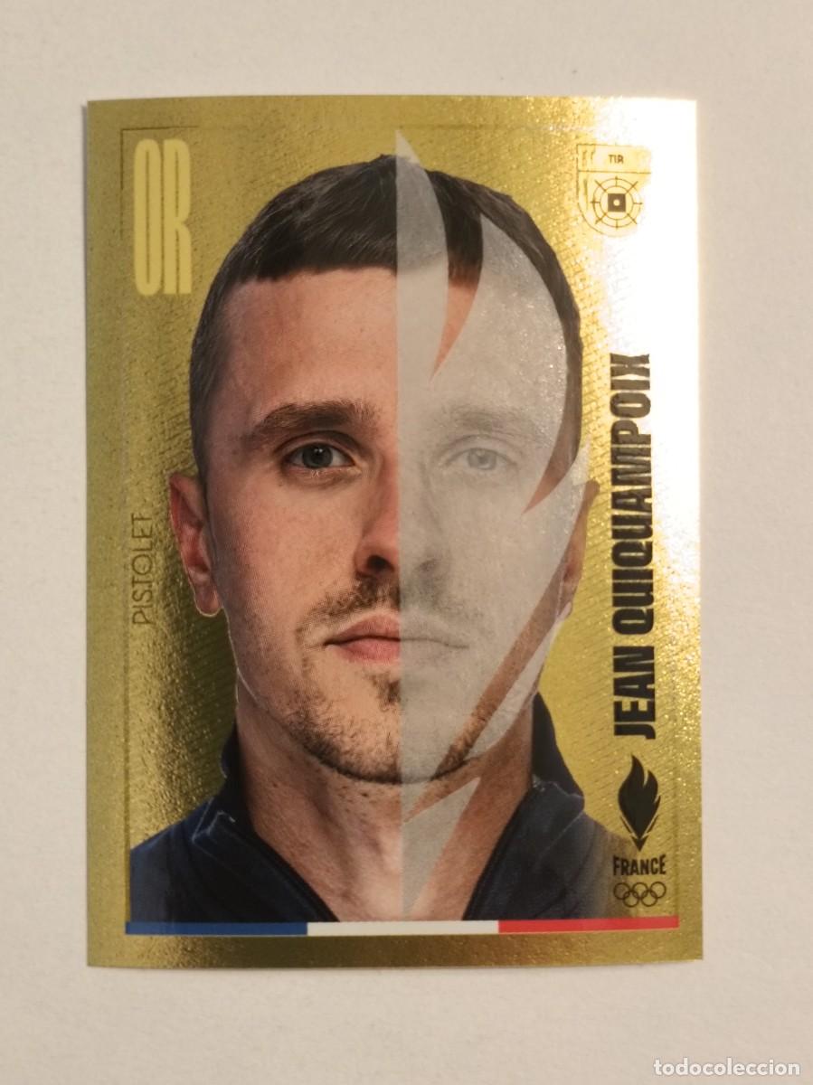 Coleccionismo deportivo: #107 QUIQUAMPOIX (TIRO) OFICIAL EQUIPO FRANCIA JUEGOS OLIMPICOS PARIS 2024 PANINI
