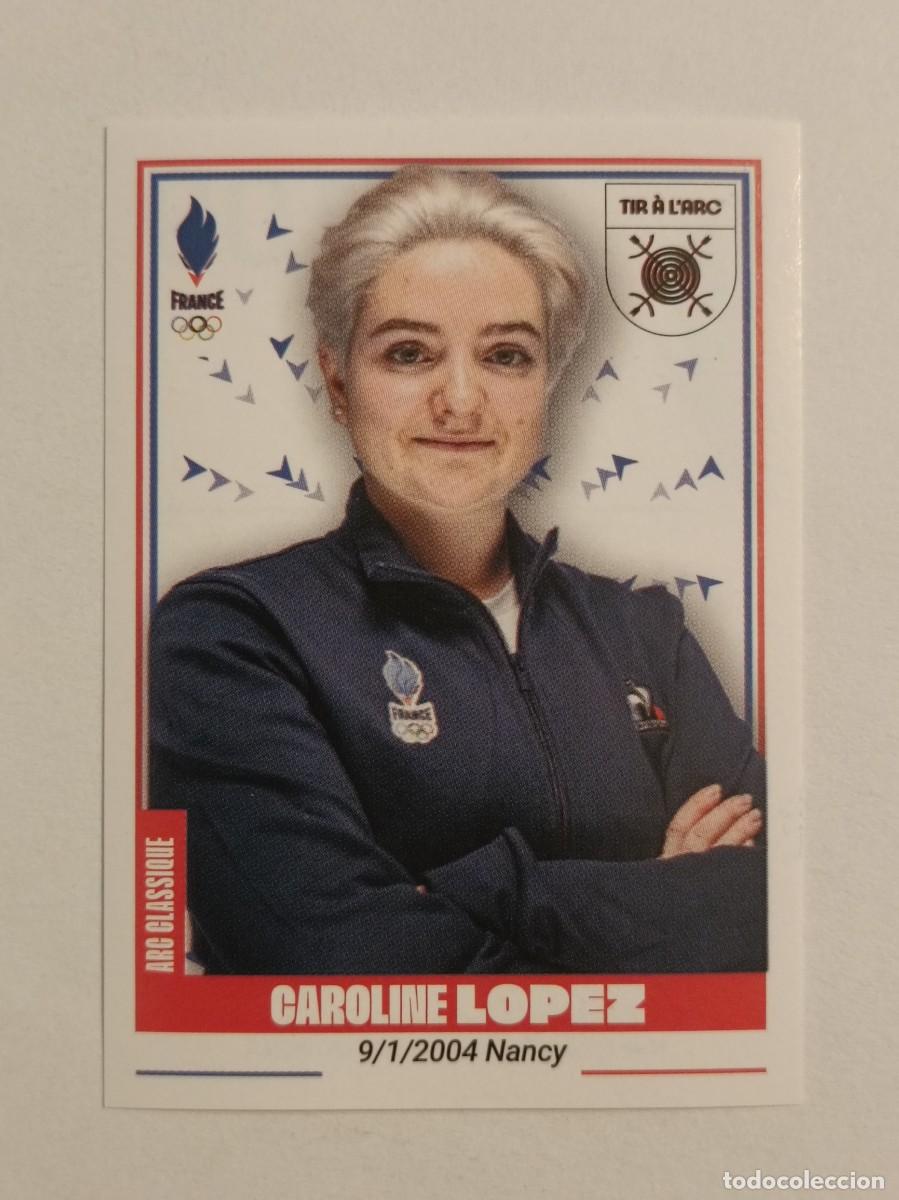 Coleccionismo deportivo: #109 LOPEZ (TIRO CON ARCO) OFICIAL EQUIPO FRANCIA JUEGOS OLIMPICOS PARIS 2024 PANINI