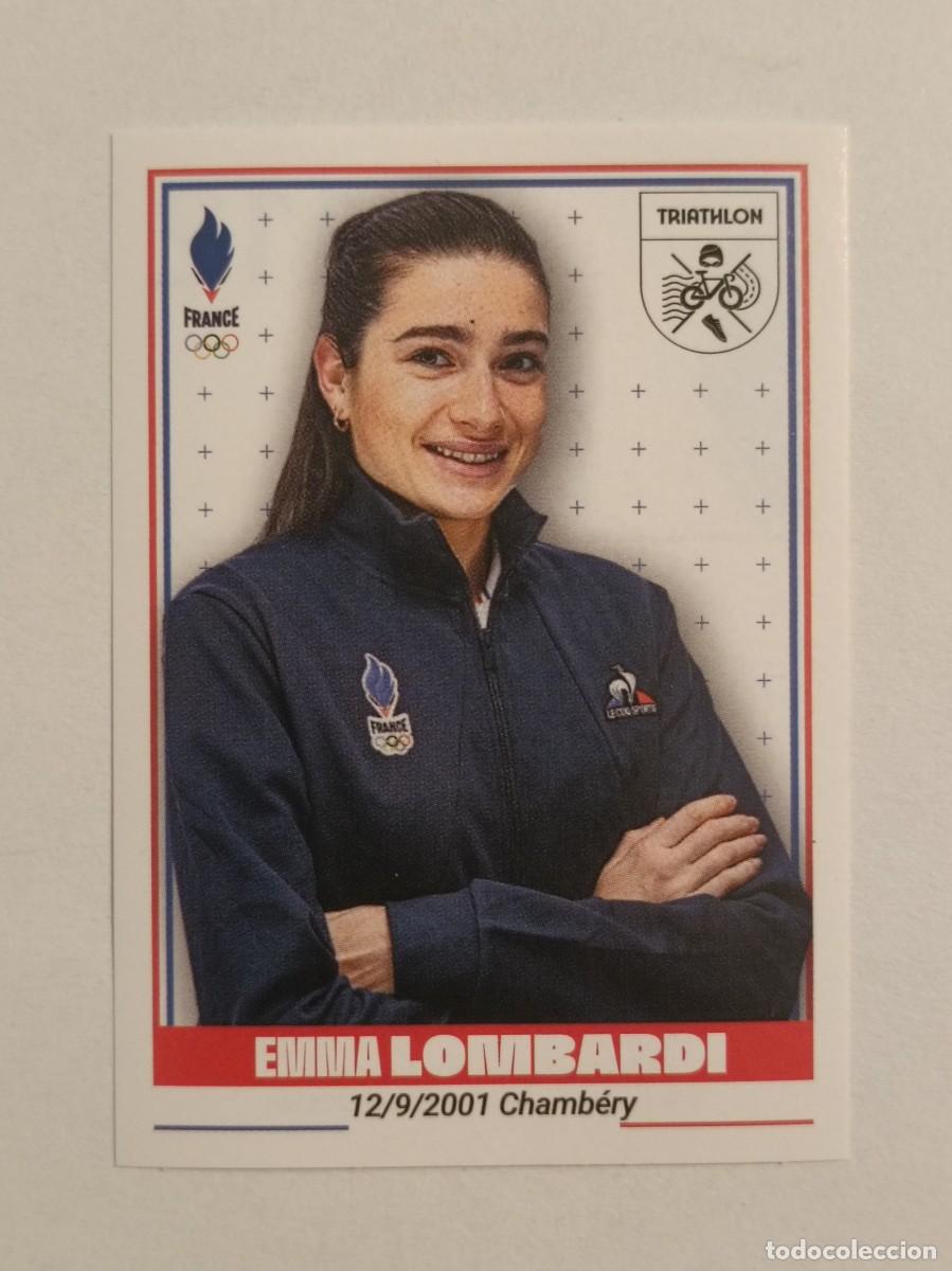 Coleccionismo deportivo: #112 LOMBARDI (TRIATLON) OFICIAL EQUIPO FRANCIA JUEGOS OLIMPICOS PARIS 2024 PANINI