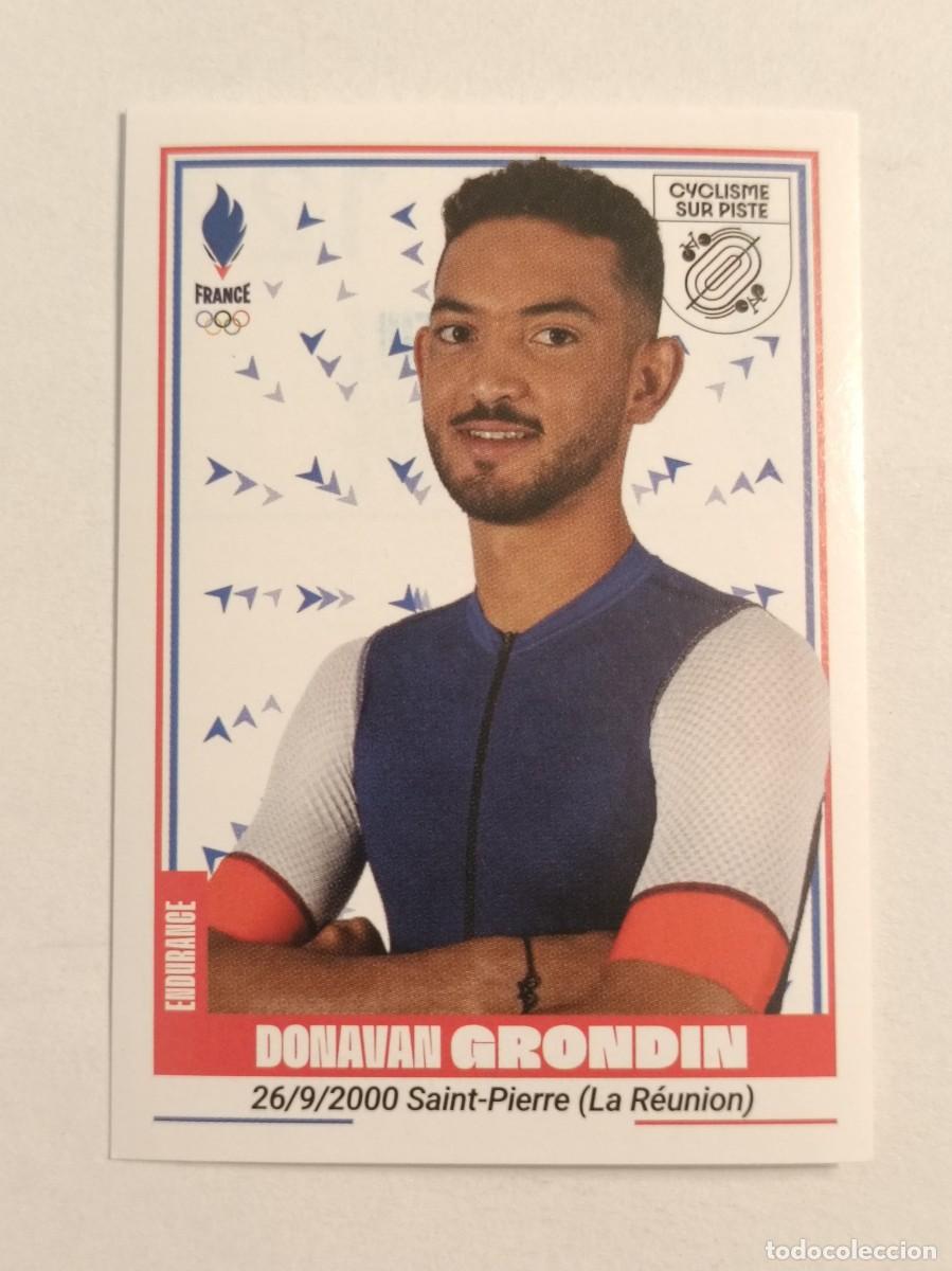 Coleccionismo deportivo: #127 GRONDIN (CICLISMO EN PISTA) OFICIAL EQUIPO FRANCIA JUEGOS OLIMPICOS PARIS 2024 PANINI