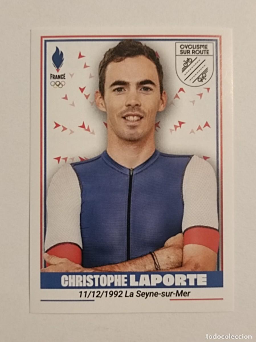 Coleccionismo deportivo: #132 LAPORTE (CICLISMO EN RUTA) OFICIAL EQUIPO FRANCIA JUEGOS OLIMPICOS PARIS 2024 PANINI