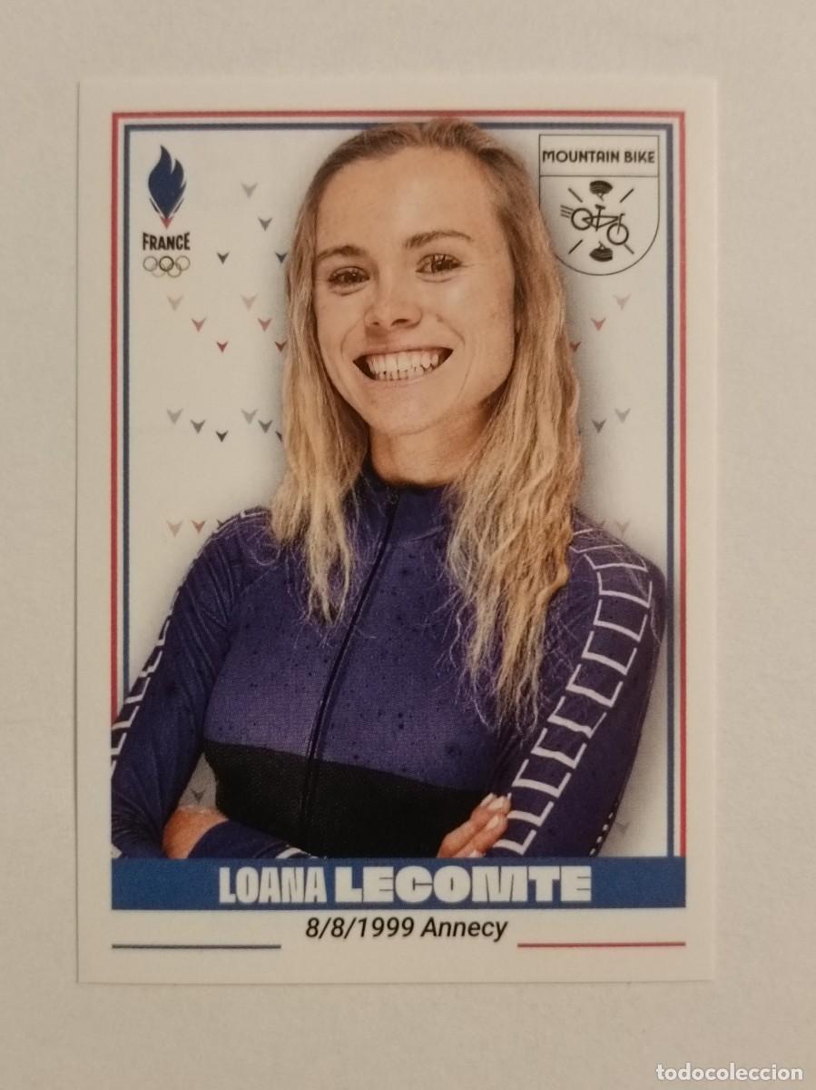 Coleccionismo deportivo: #137 LECOMTE (MOUNTAIN BIKE) OFICIAL EQUIPO FRANCIA JUEGOS OLIMPICOS PARIS 2024 PANINI