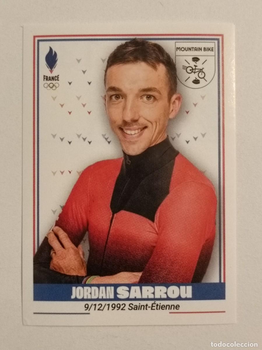 Coleccionismo deportivo: #138 SARROU (MOUNTAIN BIKE) OFICIAL EQUIPO FRANCIA JUEGOS OLIMPICOS PARIS 2024 PANINI