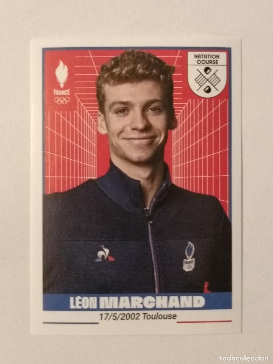 Coleccionismo deportivo: #151 MARCHAND (NATACION) OFICIAL EQUIPO FRANCIA JUEGOS OLIMPICOS PARIS 2024 PANINI