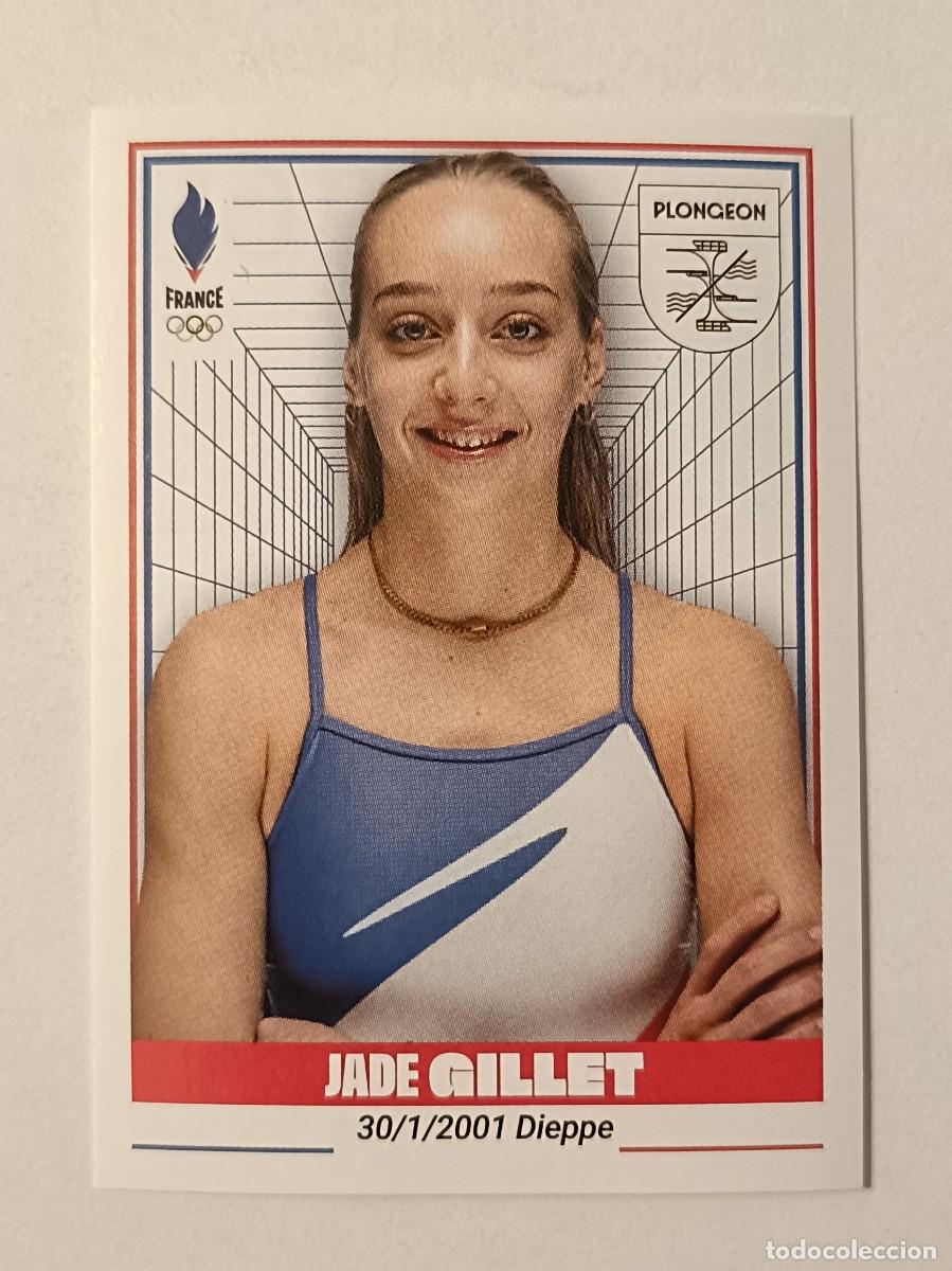 Sports collectibles: #160 JADE GILLET (SALTO DE TRAMPOLIN) OFICIAL EQUIPO FRANCIA JUEGOS OLIMPICOS PARIS 2024 PANINI