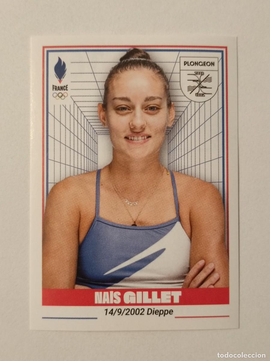 Coleccionismo deportivo: #161 NAIS GILLET (SALTO DE TRAMPOLIN) OFICIAL EQUIPO FRANCIA JUEGOS OLIMPICOS PARIS 2024 PANINI