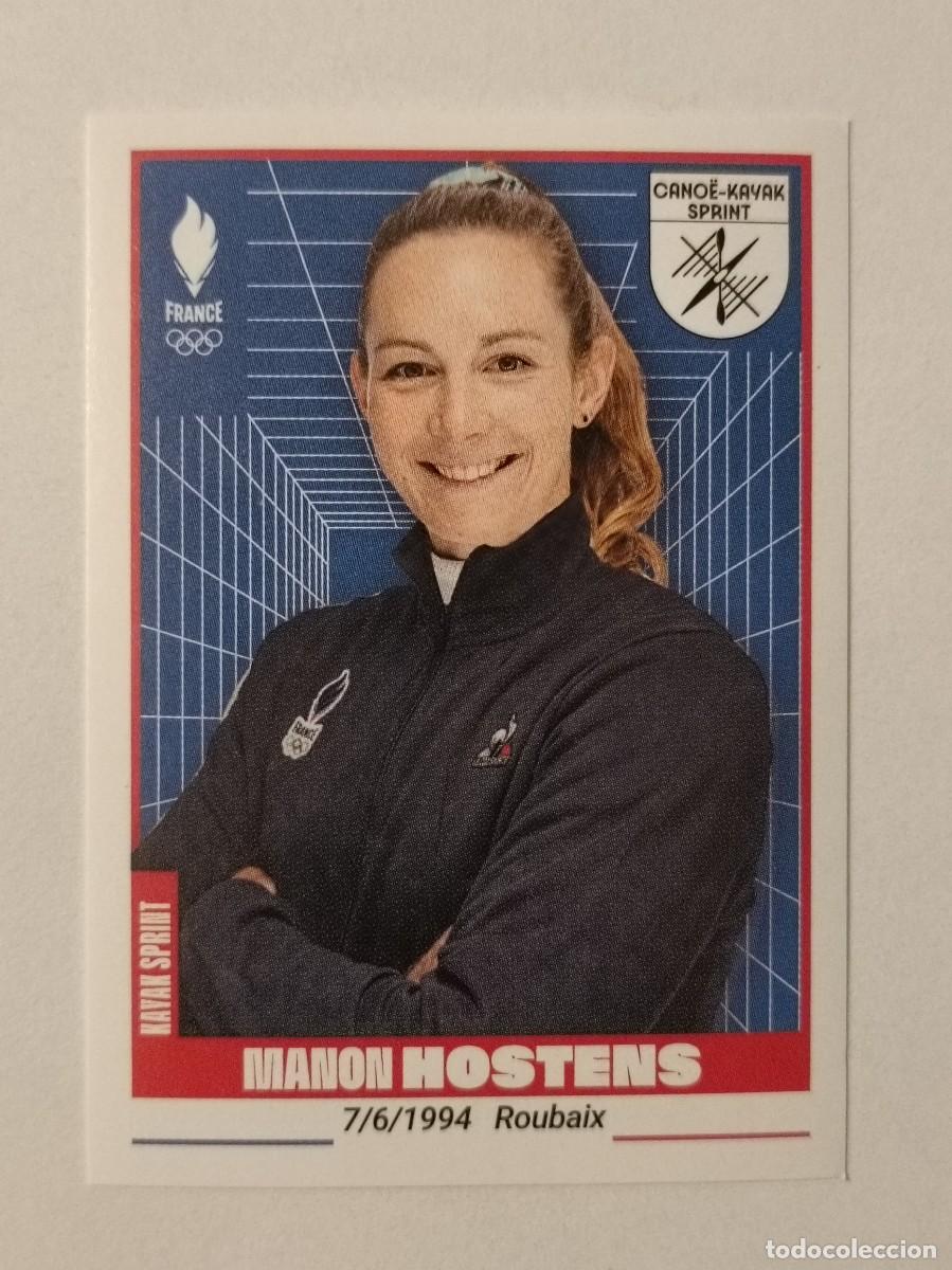 Coleccionismo deportivo: #171 HOSTENS (CANOA-KAYAK) OFICIAL EQUIPO FRANCIA JUEGOS OLIMPICOS PARIS 2024 PANINI