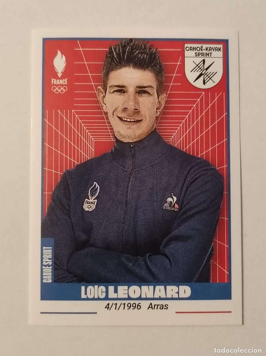 Coleccionismo deportivo: #175 LEONARD (CANOA-KAYAK) OFICIAL EQUIPO FRANCIA JUEGOS OLIMPICOS PARIS 2024 PANINI
