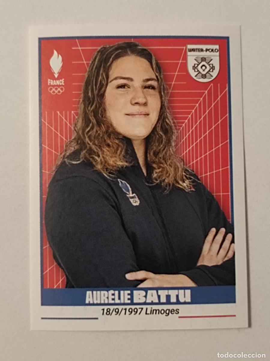 Coleccionismo deportivo: #192 BATTU (WATERPOLO) OFICIAL EQUIPO FRANCIA JUEGOS OLIMPICOS PARIS 2024 PANINI