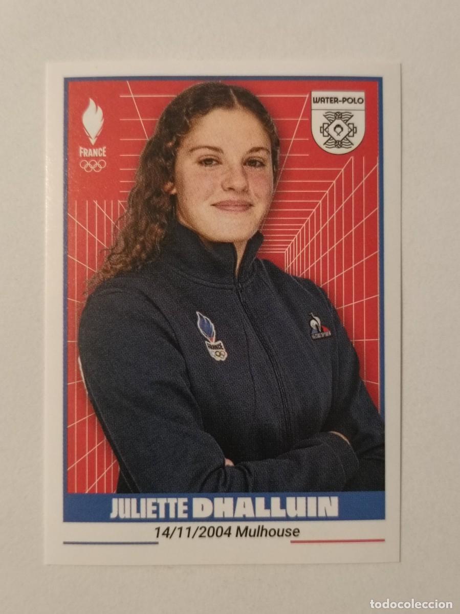 Coleccionismo deportivo: #195 DHALLUIN (WATERPOLO) OFICIAL EQUIPO FRANCIA JUEGOS OLIMPICOS PARIS 2024 PANINI