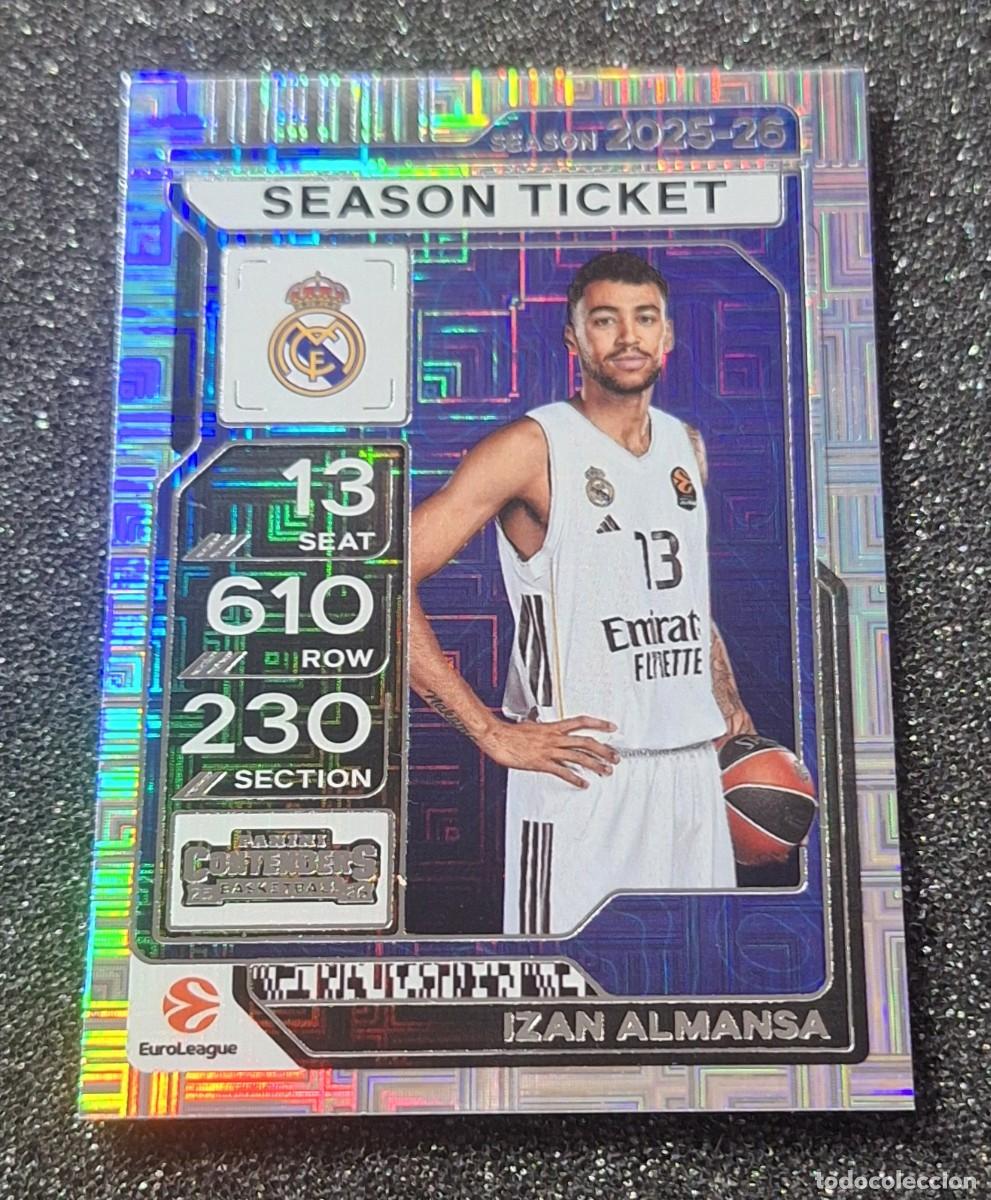 Coleccionismo deportivo: Izan Almansa Real Madrid Panini Contenders Euroleague Basketball