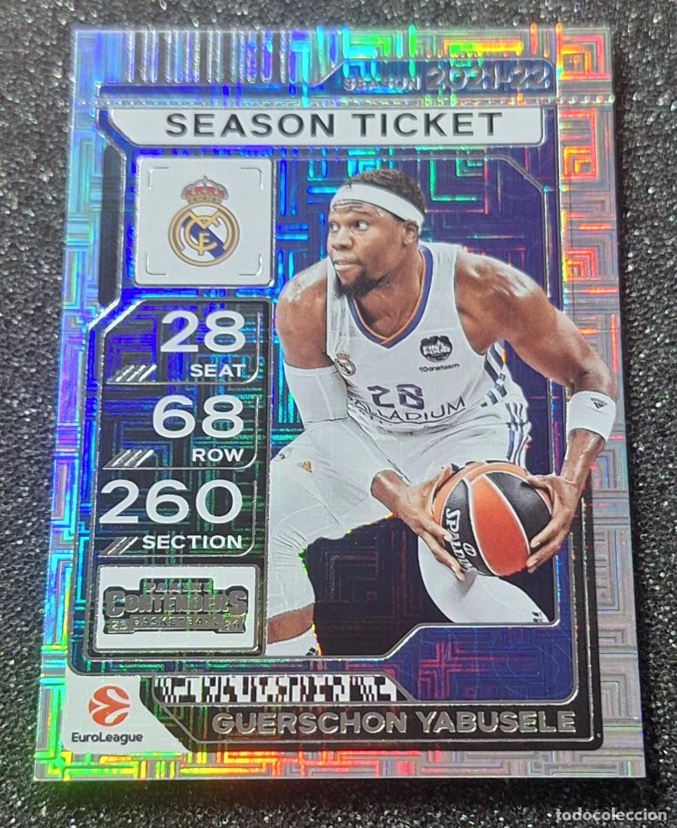 Coleccionismo deportivo: Guerschon Yabusele Real Madrid Panini Contenders Euroleague Basketball