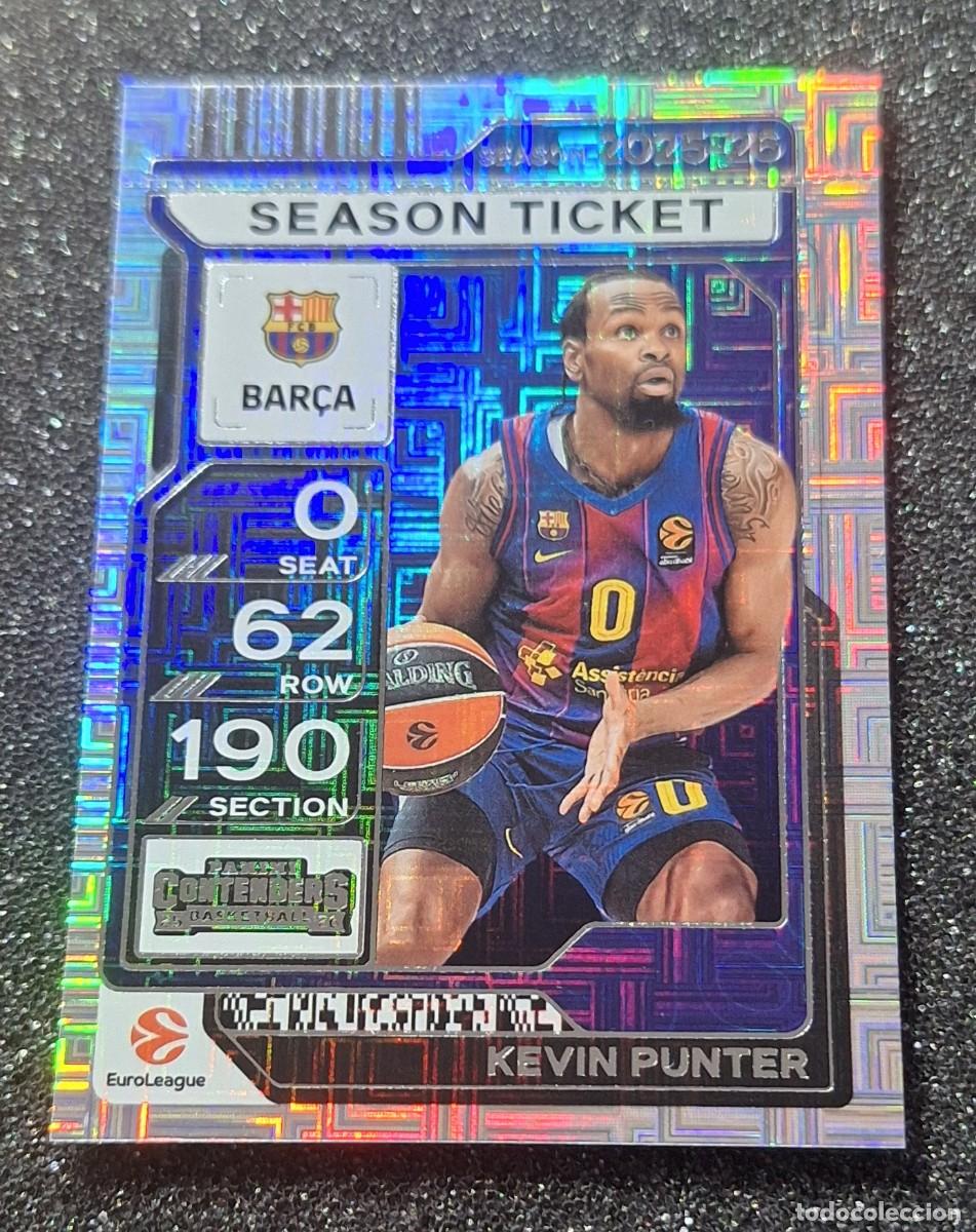 Coleccionismo deportivo: Kevin Punter Barcelona Panini Contenders Euroleague Basketball