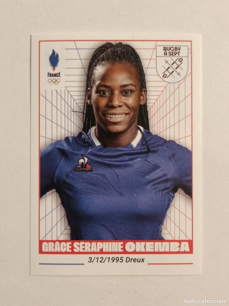 Coleccionismo deportivo: #241 OKEMBA (RUGBY-7) OFICIAL EQUIPO FRANCIA JUEGOS OLIMPICOS PARIS 2024 PANINI