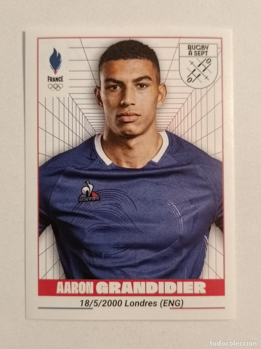 Coleccionismo deportivo: #245 GRANDIDIER (RUGBY-7) OFICIAL EQUIPO FRANCIA JUEGOS OLIMPICOS PARIS 2024 PANINI