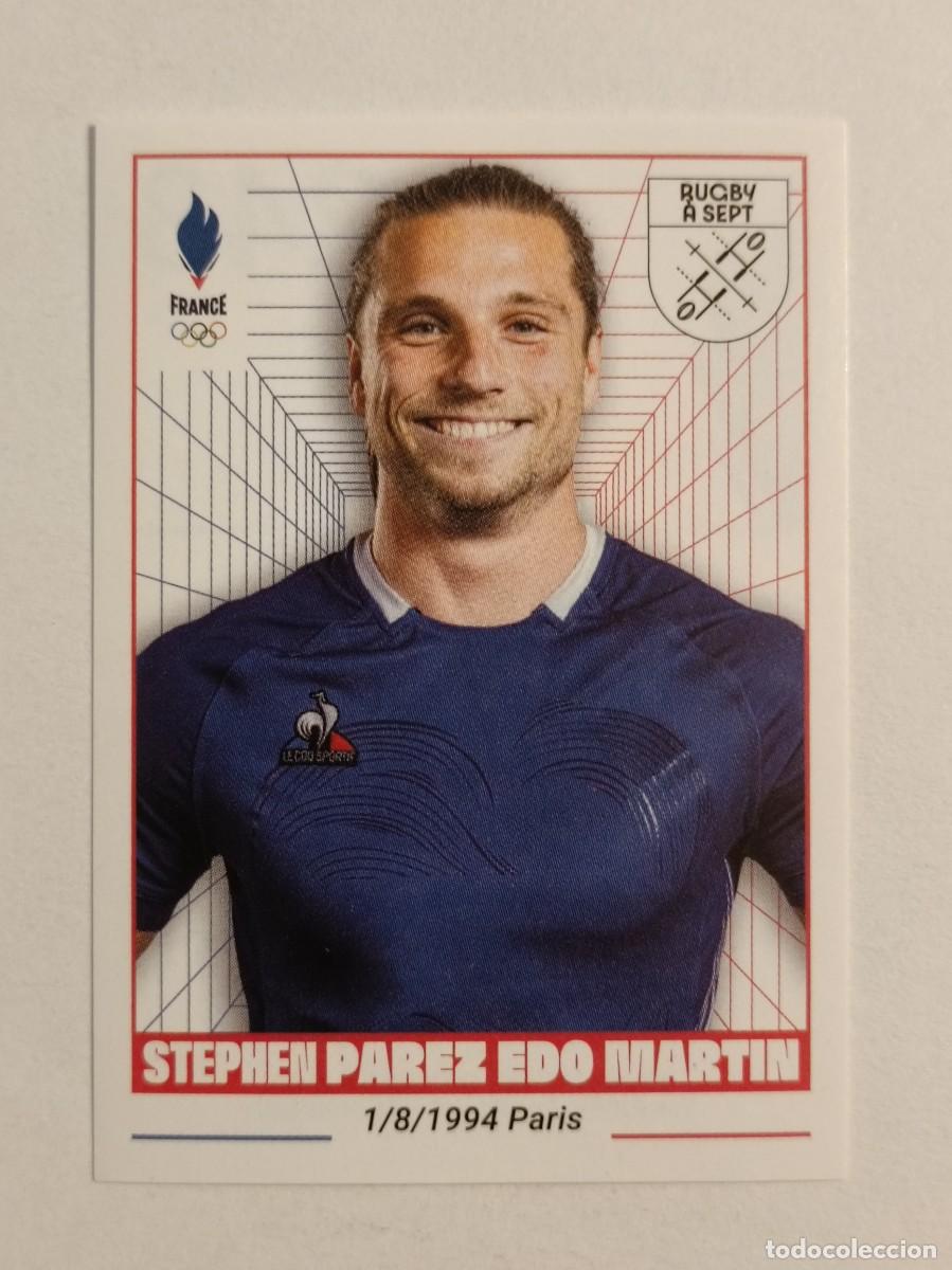 Coleccionismo deportivo: #248 PAREZ EDO MARTIN (RUGBY-7) OFICIAL EQUIPO FRANCIA JUEGOS OLIMPICOS PARIS 2024 PANINI