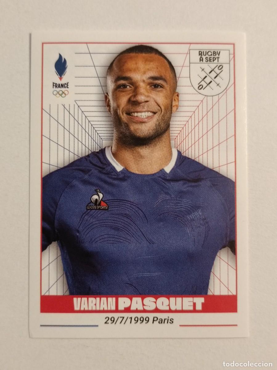 Coleccionismo deportivo: #249 PASQUET (RUGBY-7) OFICIAL EQUIPO FRANCIA JUEGOS OLIMPICOS PARIS 2024 PANINI
