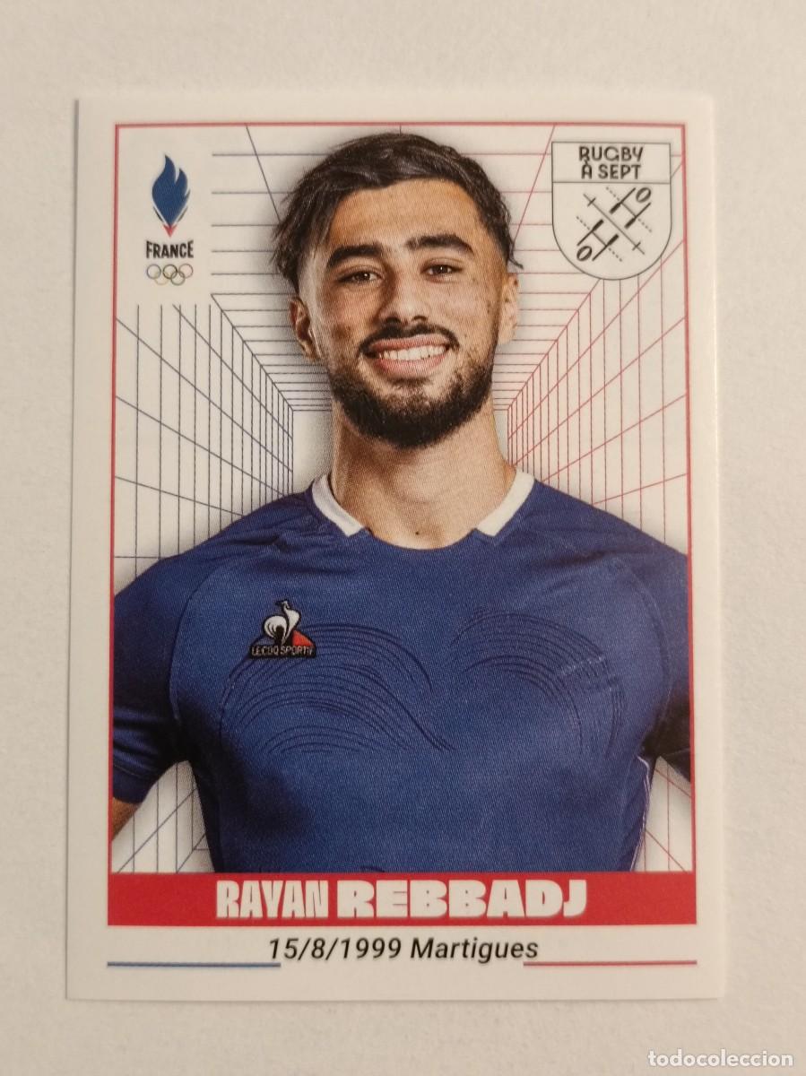 Collectionnisme sportif: #250 REBBADJ (RUGBY-7) OFICIAL EQUIPO FRANCIA JUEGOS OLIMPICOS PARIS 2024 PANINI