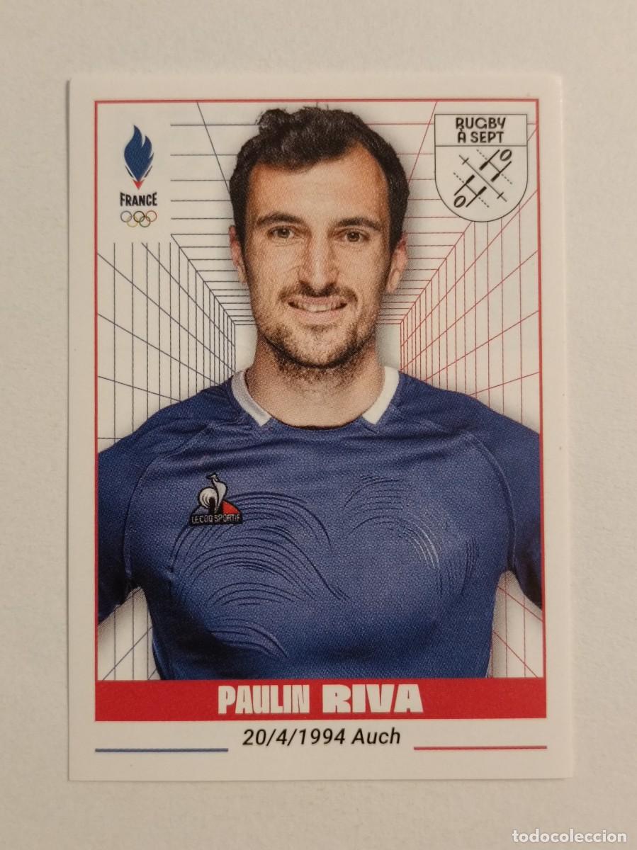Collectionnisme sportif: #251 RIVA (RUGBY-7) OFICIAL EQUIPO FRANCIA JUEGOS OLIMPICOS PARIS 2024 PANINI