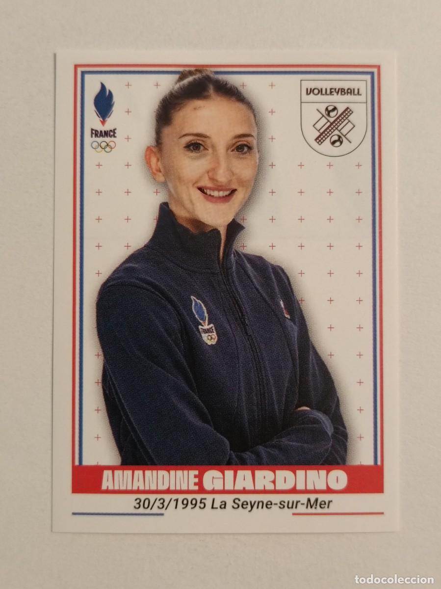 Coleccionismo deportivo: #271 GIARDINO (VOLEIBOL) OFICIAL EQUIPO FRANCIA JUEGOS OLIMPICOS PARIS 2024 PANINI