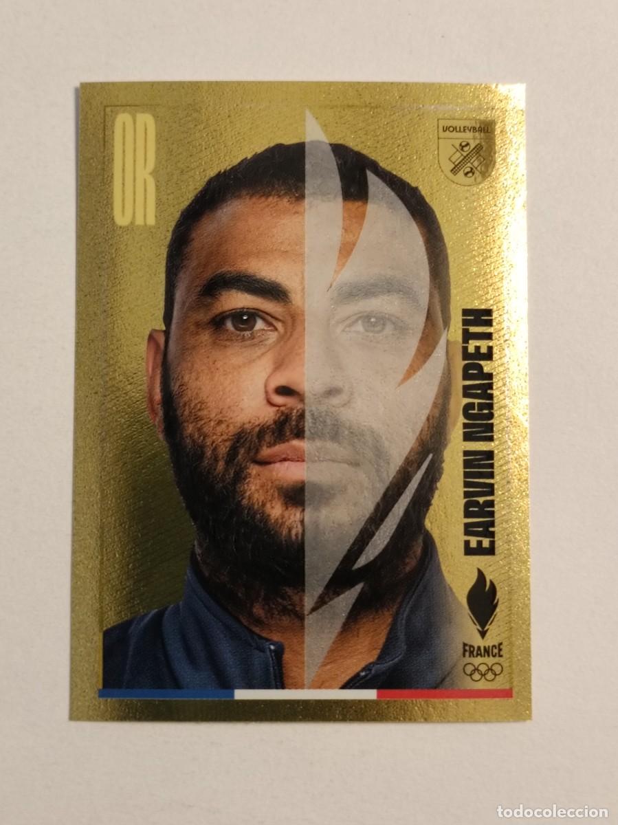 Coleccionismo deportivo: #280 NGAPETH (VOLEIBOL) OFICIAL EQUIPO FRANCIA JUEGOS OLIMPICOS PARIS 2024 PANINI