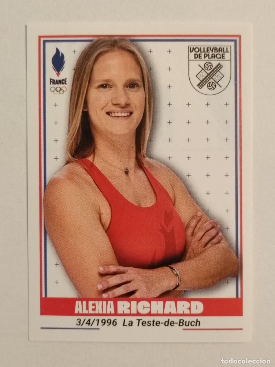 Coleccionismo deportivo: #285 RICHARD (VOLEIBOL PLAYA) OFICIAL EQUIPO FRANCIA JUEGOS OLIMPICOS PARIS 2024 PANINI