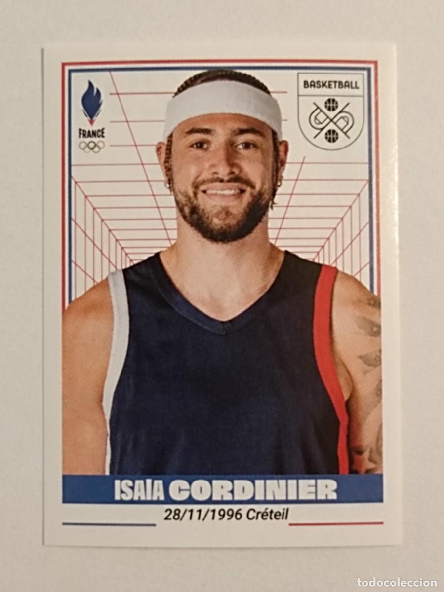 Coleccionismo deportivo: #299 CORDINIER (BALONCESTO) OFICIAL EQUIPO FRANCIA JUEGOS OLIMPICOS PARIS 2024 PANINI