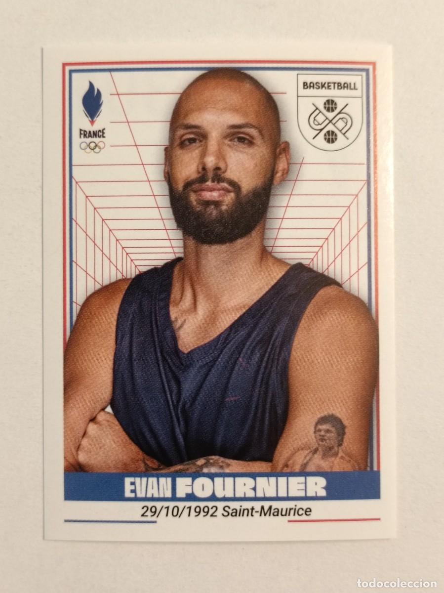 Coleccionismo deportivo: #301 FOURNIER (BALONCESTO) OFICIAL EQUIPO FRANCIA JUEGOS OLIMPICOS PARIS 2024 PANINI