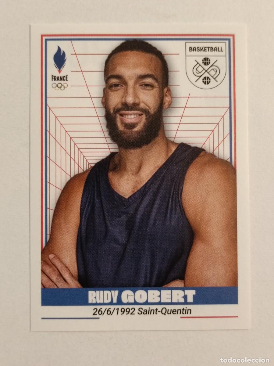 Coleccionismo deportivo: #302 GOBERT (BALONCESTO) OFICIAL EQUIPO FRANCIA JUEGOS OLIMPICOS PARIS 2024 PANINI
