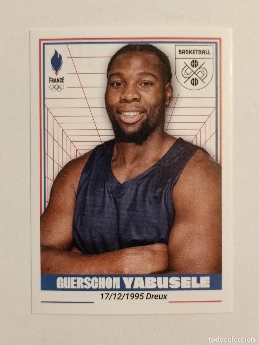 Coleccionismo deportivo: #303 YABUSELE (BALONCESTO) OFICIAL EQUIPO FRANCIA JUEGOS OLIMPICOS PARIS 2024 PANINI