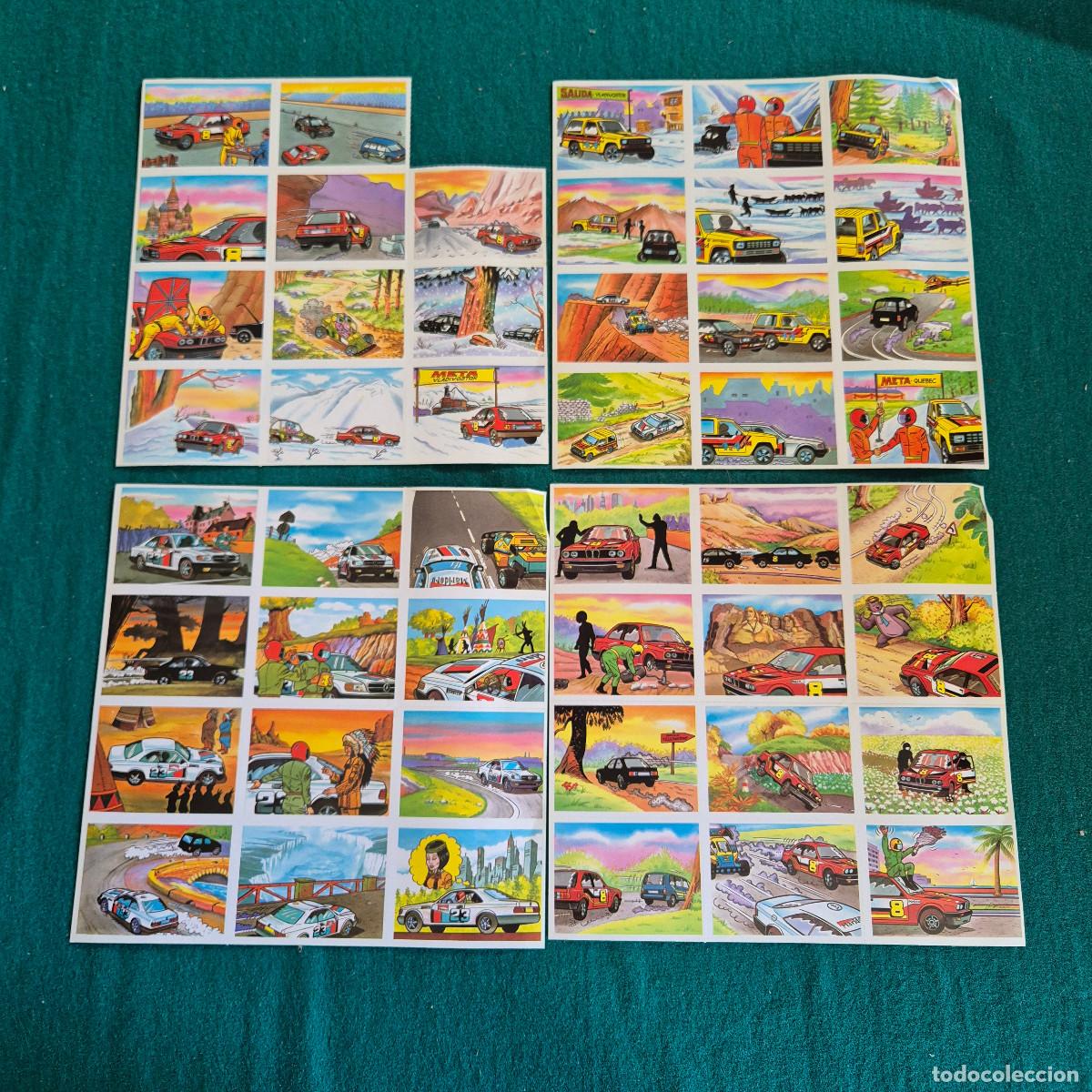 Coleccionismo deportivo: 203 CROMOS El gran rallye de la vuelta al mundo