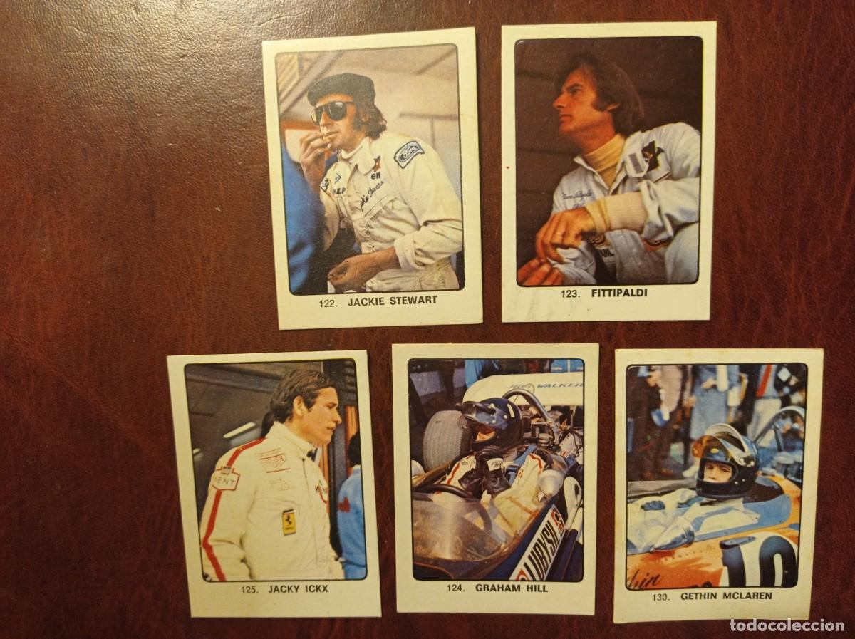 Coleccionismo deportivo: Lote 5 cromos F1 Keisa 74