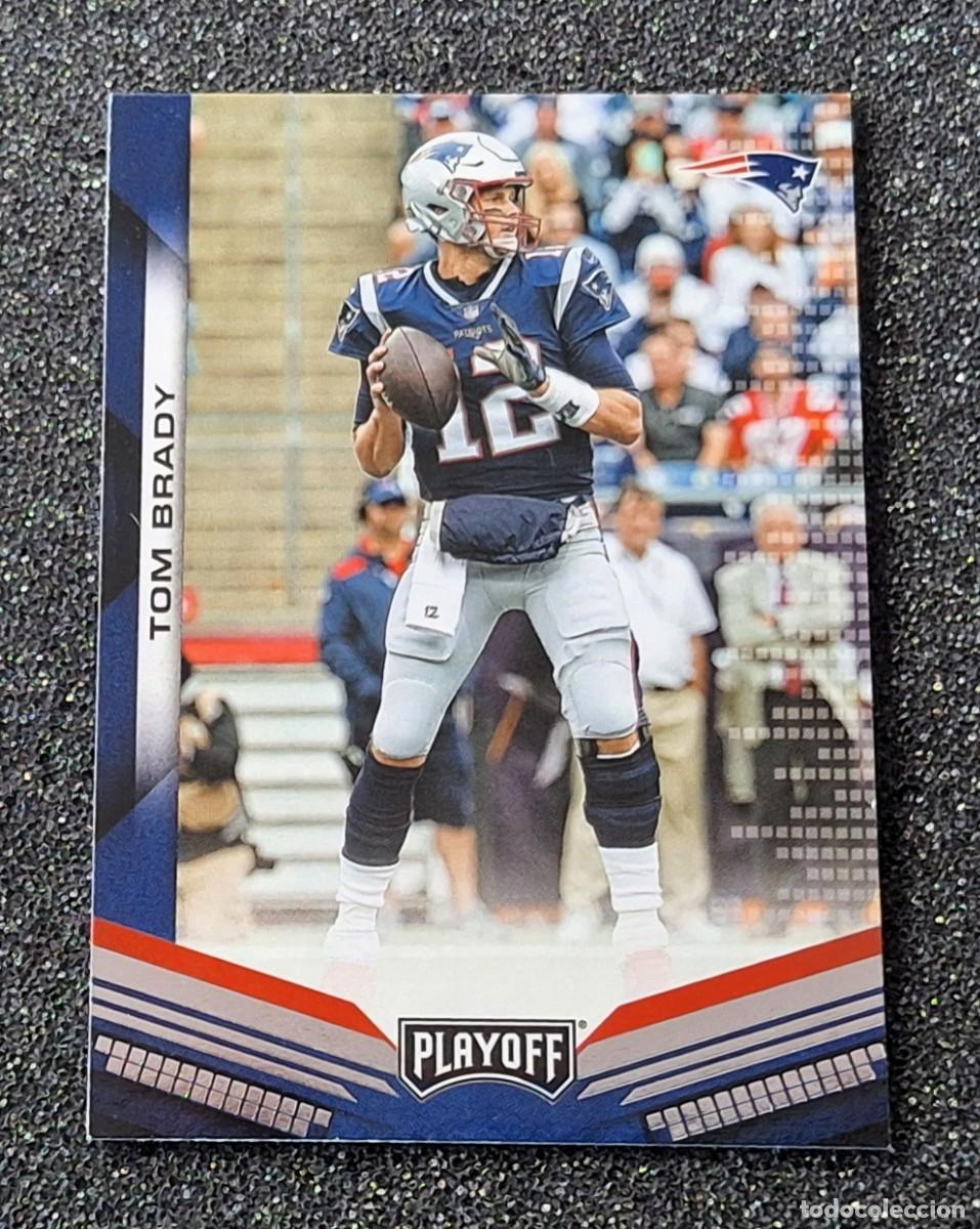Coleccionismo deportivo: Tom Brady New England Patriots Panini Playoff Football 2019
