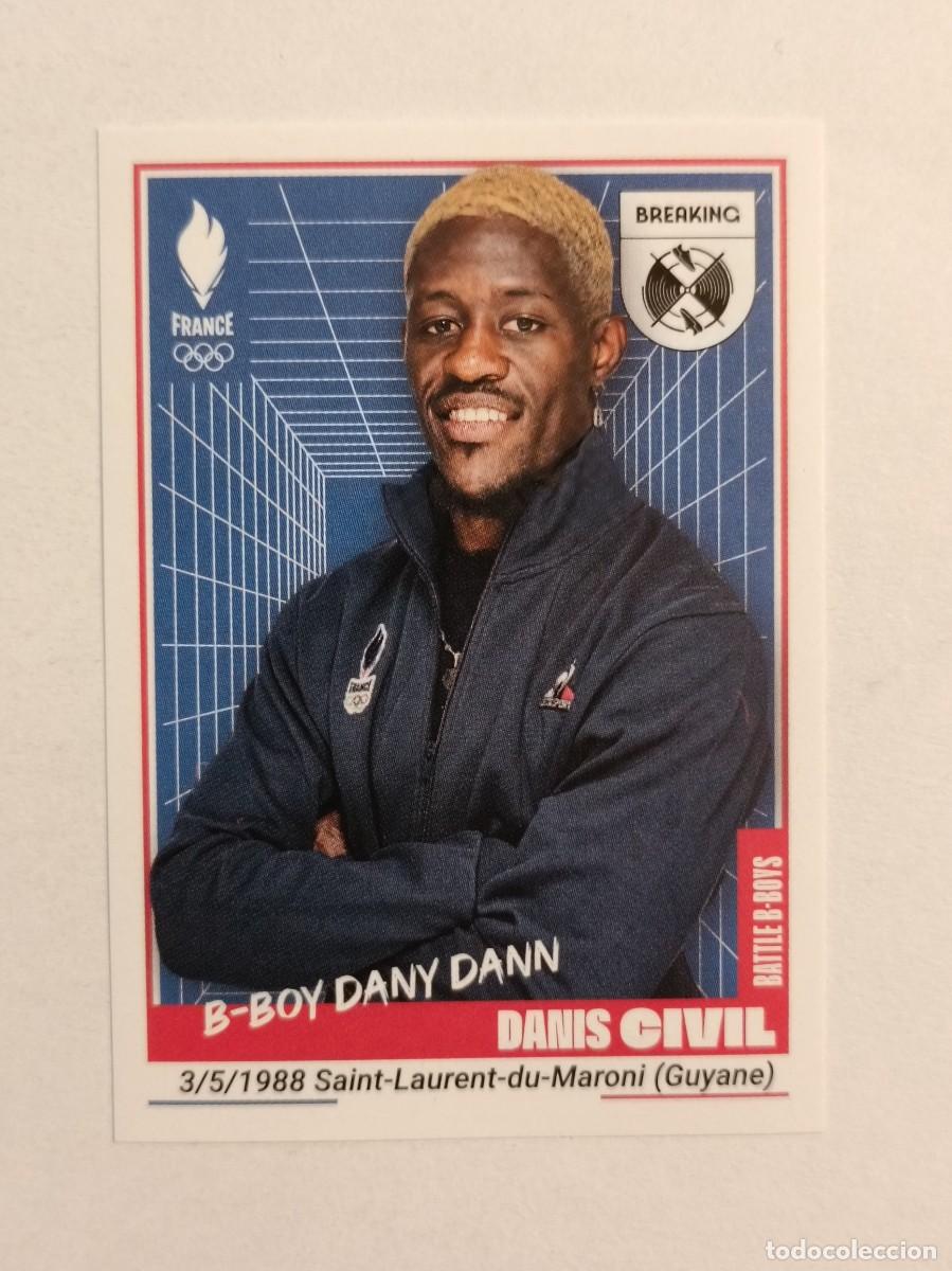 Coleccionismo deportivo: #321 CIVIL (BREAKDANCE) OFICIAL EQUIPO FRANCIA JUEGOS OLIMPICOS PARIS 2024 PANINI