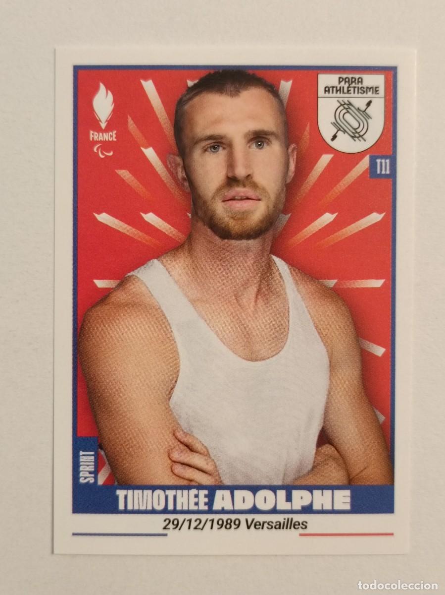 Coleccionismo deportivo: #332 ADOLPHE (PARAOL. ATLETISMO) OFICIAL EQUIPO FRANCIA JUEGOS OLIMPICOS PARIS 2024 PANINI