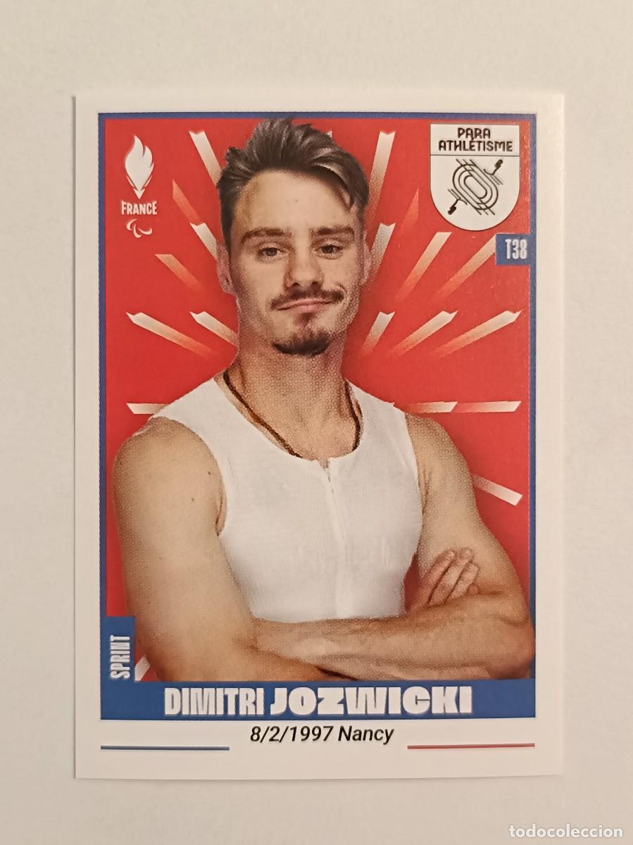 Coleccionismo deportivo: #335 JOZWICKI (PARAOL. ATLETISMO) OFICIAL EQUIPO FRANCIA JUEGOS OLIMPICOS PARIS 2024 PANINI
