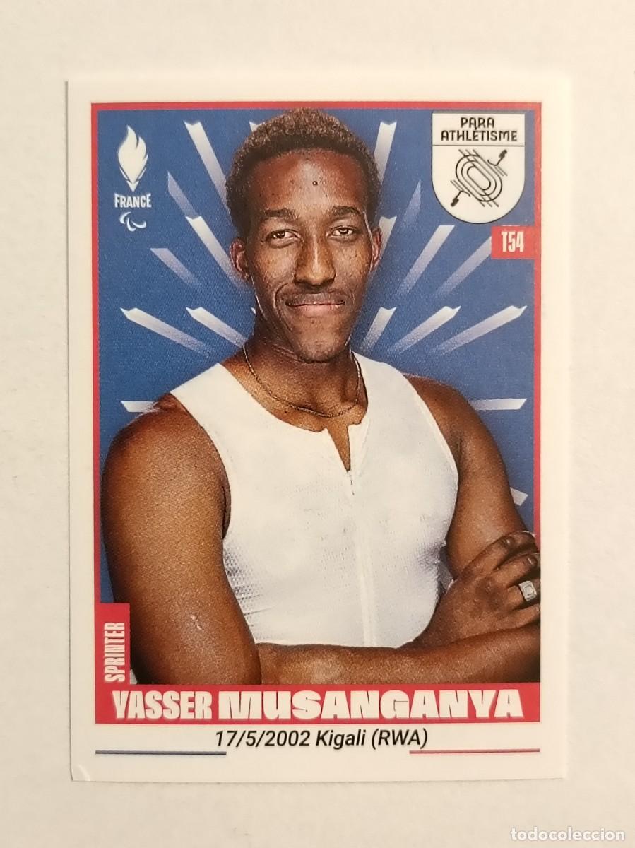 Coleccionismo deportivo: #341 MUSANGANYA (PARAOL. ATLETISMO) OFICIAL EQUIPO FRANCIA JUEGOS OLIMPICOS PARIS 2024 PANINI