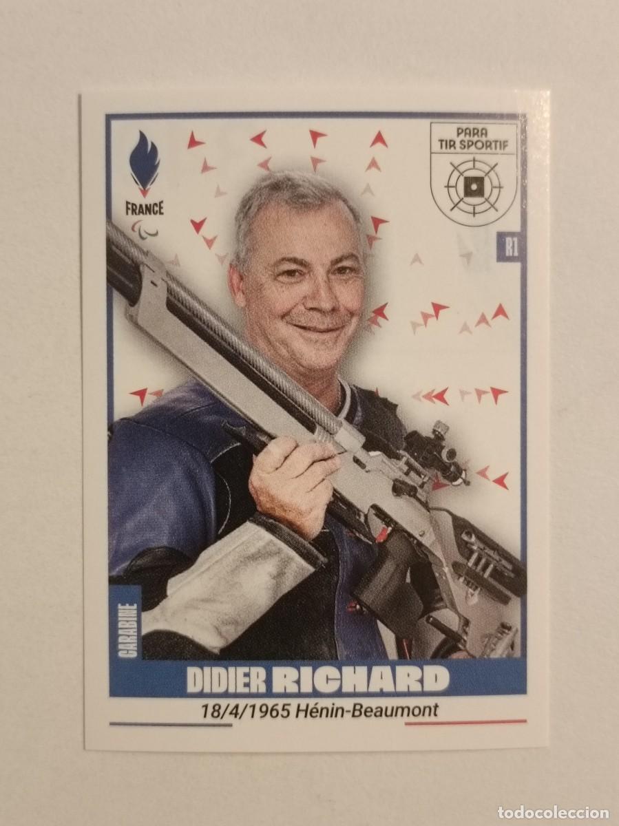 Coleccionismo deportivo: #349 RICHARD (PARAOL. TIRO) OFICIAL EQUIPO FRANCIA JUEGOS OLIMPICOS PARIS 2024 PANINI