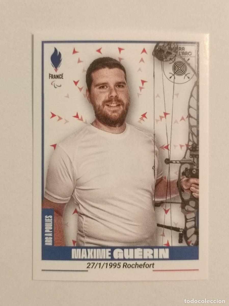 Coleccionismo deportivo: #350 GUERIN (PARAOL. TIRO CON ARCO) OFICIAL EQUIPO FRANCIA JUEGOS OLIMPICOS PARIS 2024 PANINI