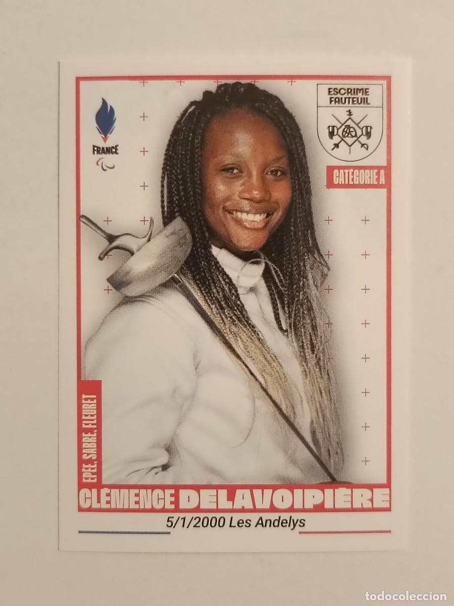 Coleccionismo deportivo: #351 DELAVOIPIERE (ESGRIMA SILLA RUEDAS) OFICIAL EQUIPO FRANCIA JUEGOS OLIMPICOS PARIS 2024 PANINI