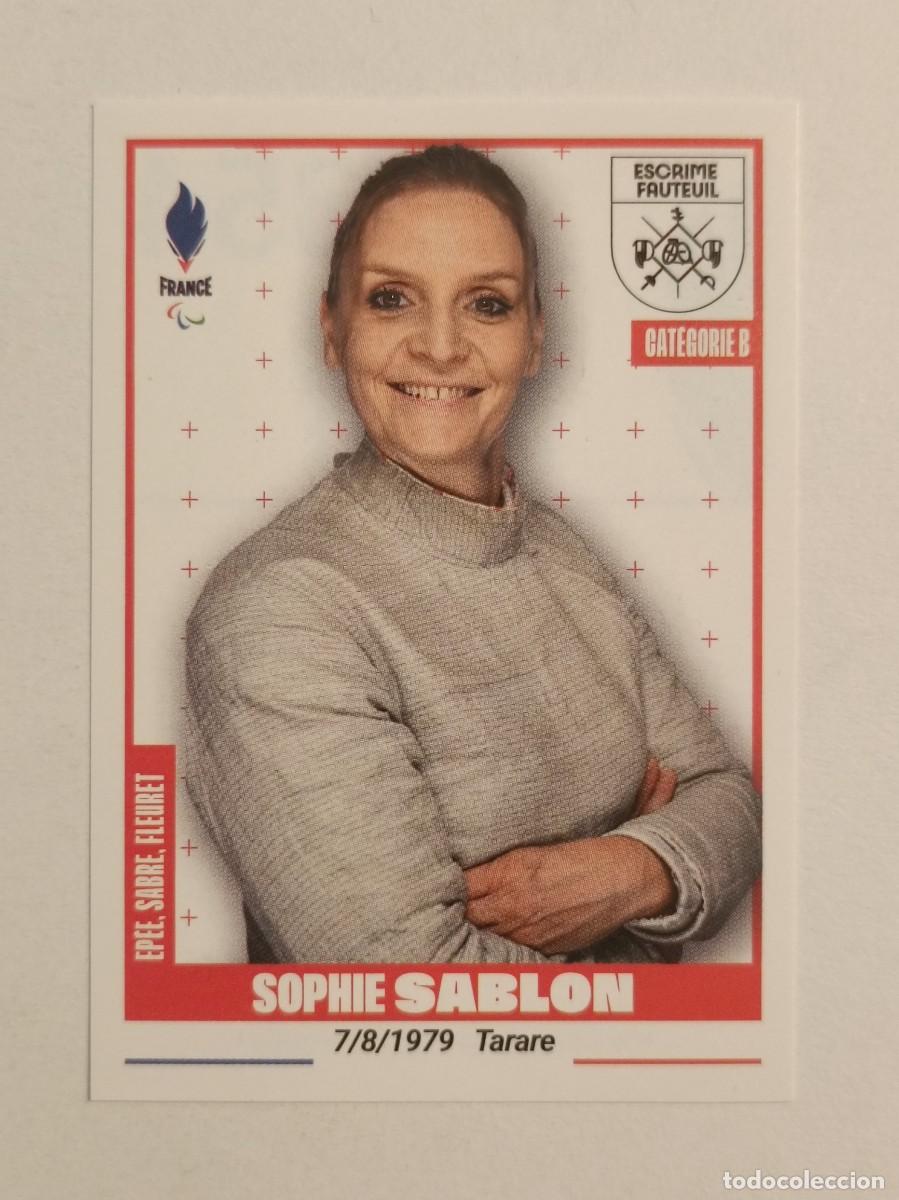 Coleccionismo deportivo: #352 SABLON (ESGRIMA SILLA RUEDAS) OFICIAL EQUIPO FRANCIA JUEGOS OLIMPICOS PARIS 2024 PANINI