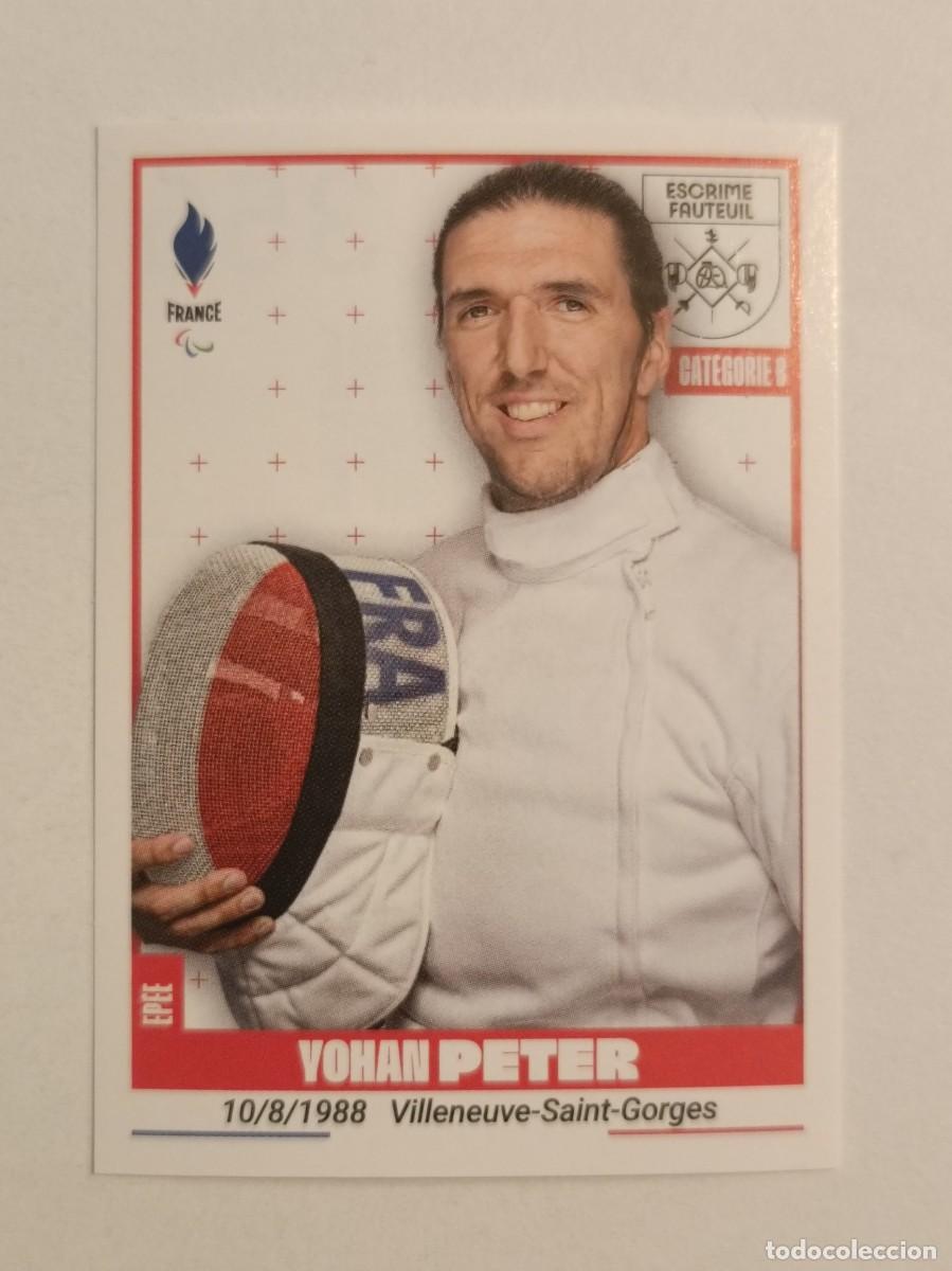 Coleccionismo deportivo: #354 PETER (ESGRIMA SILLA RUEDAS) OFICIAL EQUIPO FRANCIA JUEGOS OLIMPICOS PARIS 2024 PANINI