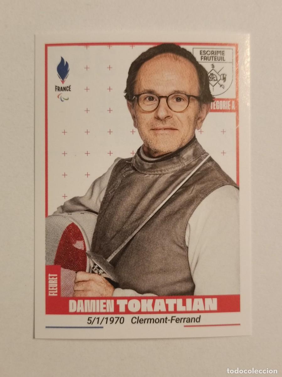 Coleccionismo deportivo: #355 TOKATLIAN (ESGRIMA SILLA RUEDAS) OFICIAL EQUIPO FRANCIA JUEGOS OLIMPICOS PARIS 2024 PANINI