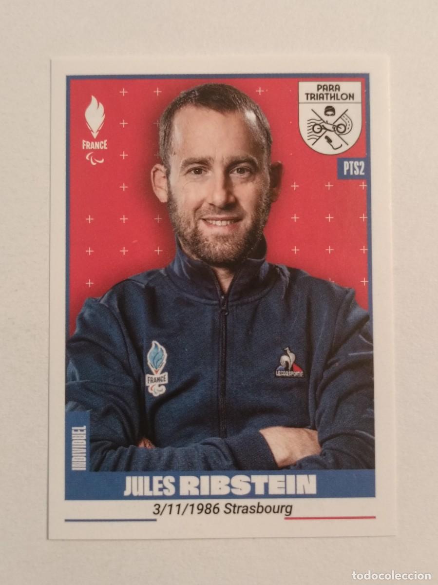 Coleccionismo deportivo: #374 RIBSTEIN (PARAOL. TRIATLON) OFICIAL EQUIPO FRANCIA JUEGOS OLIMPICOS PARIS 2024 PANINI